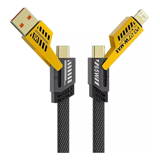 Cable reforzado 4 en 1 65W/27W