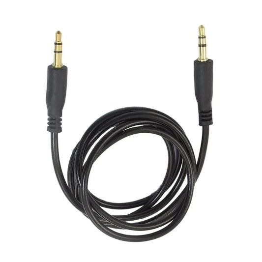 Cable auxiliar plug a plug 3,5mm 1,5 mts