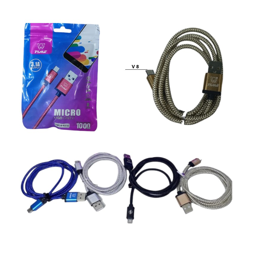Cable micro USB Time acordonado