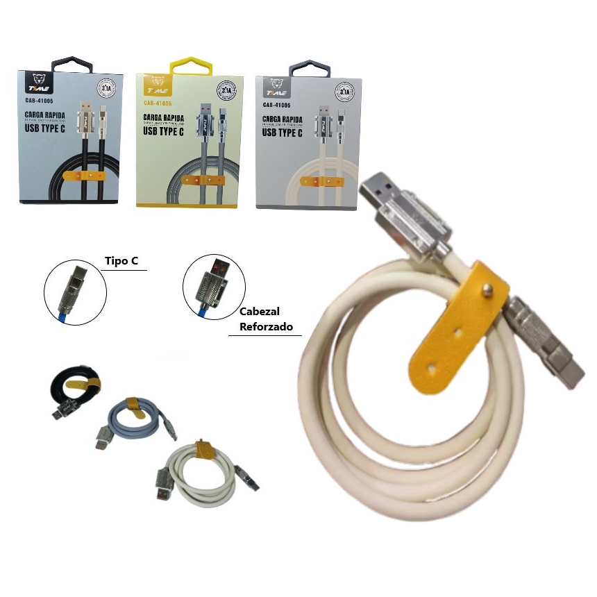 Cable Time USB tipo C con punta metálica