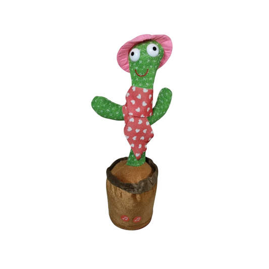 Cactus bailarín con accesorios