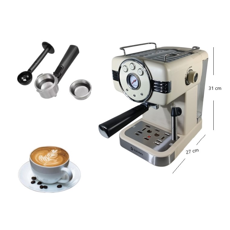 Cafetera espresso Suono 1,5 lts