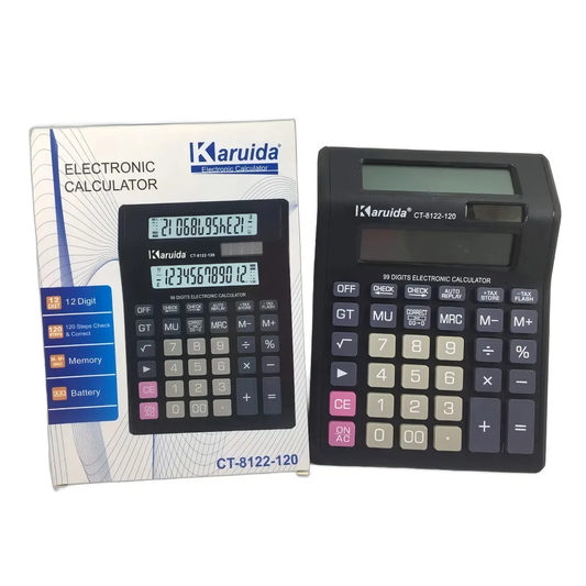 Calculadora Karuida doble visor