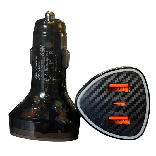 Cargador para auto Time 66w