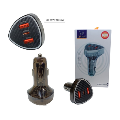 Cargador para auto Time 66w