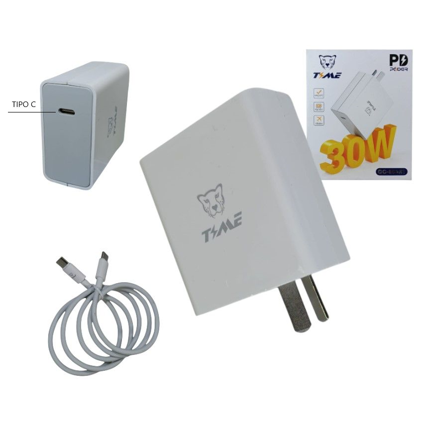 Cargador Time USB tipo C 30w