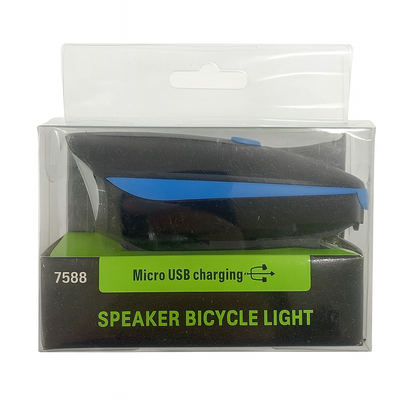 Luz recargable de bici con bocina