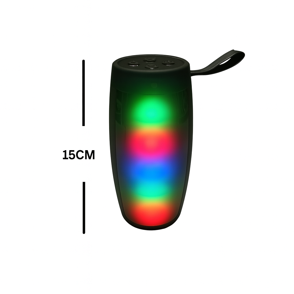 Parlante con luz RGB