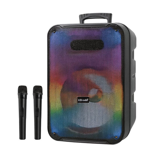 Parlante 12 plg rgb + 2 mic