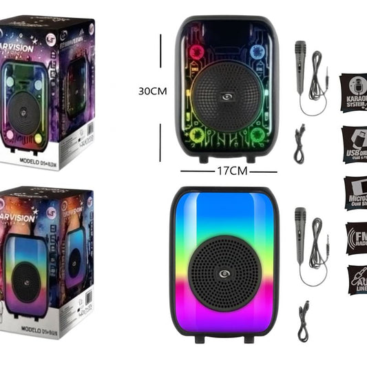 Parlante 6.5 con microfono