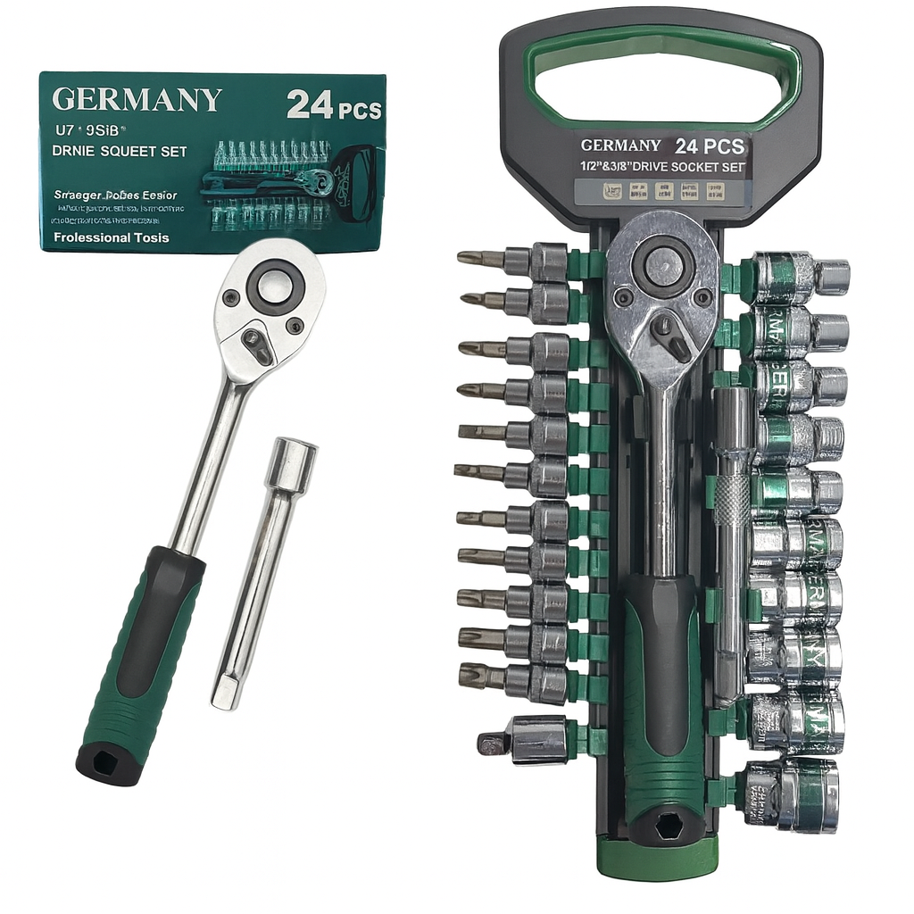 Set de llave tubo 24pcs