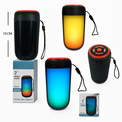 Parlante rgb +usb+fm