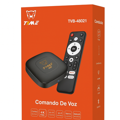 TV BOX 2+8G TIME con comando de voz