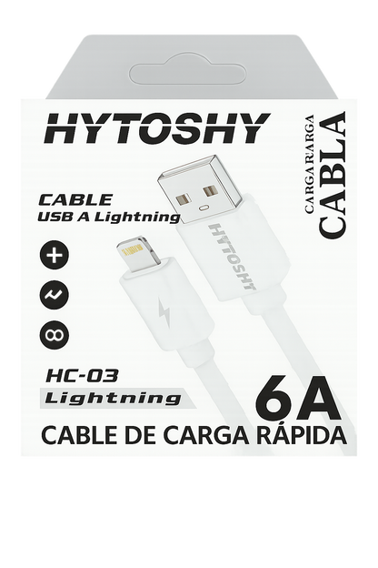 Cable usb A lightning 6A