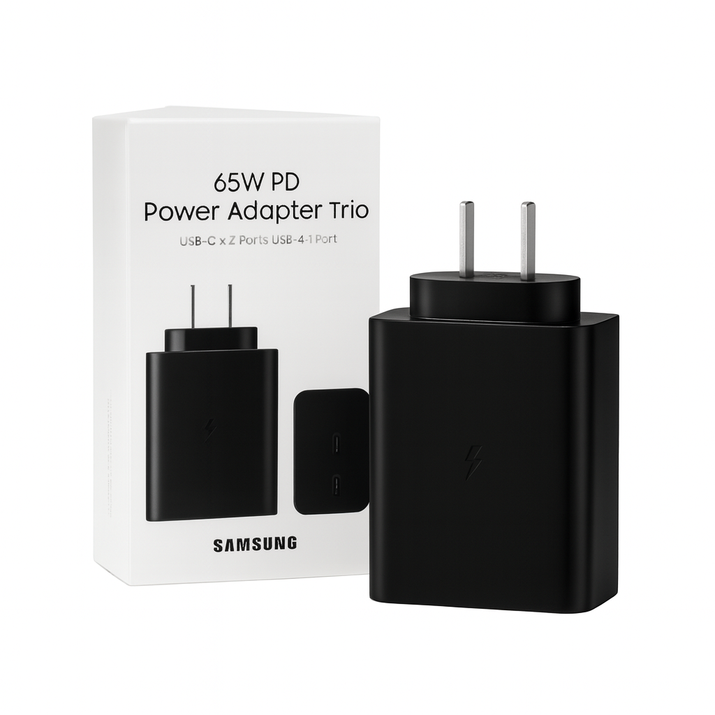 Adaptador Trio de carga super rápida (65W) x100u