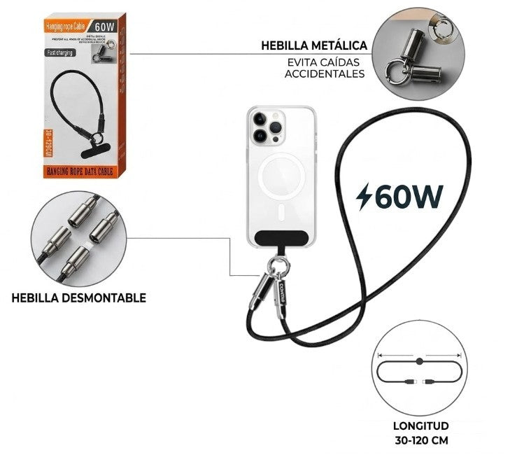 Cable para colgar de carga