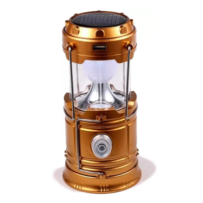 Linterna farol solar 2 en 1 recargable