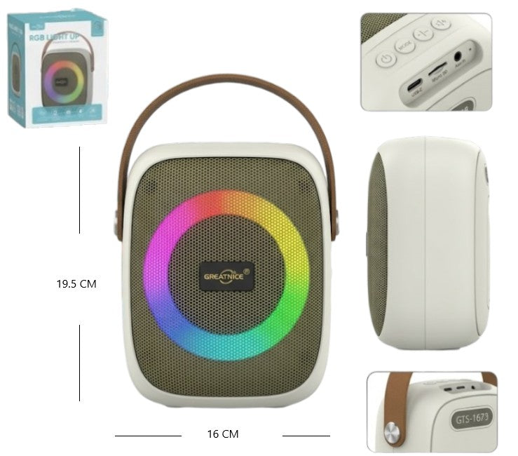 Parlante RGB gts-1679