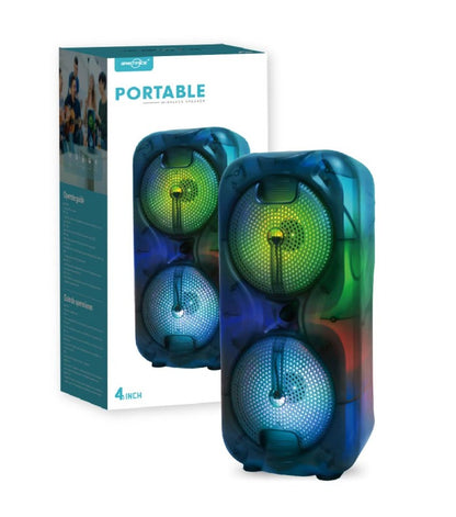 Parlante BT luz 4PLG