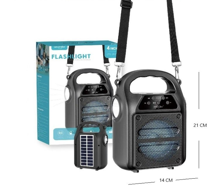Parlante con panel y linterna GTS-2539