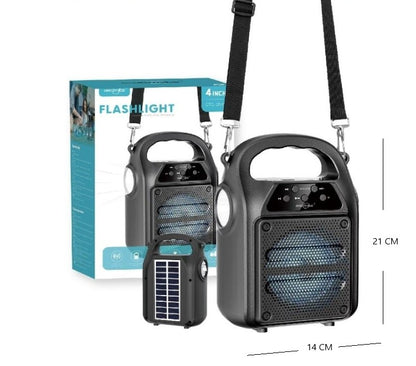 Parlante con panel y linterna GTS-2539