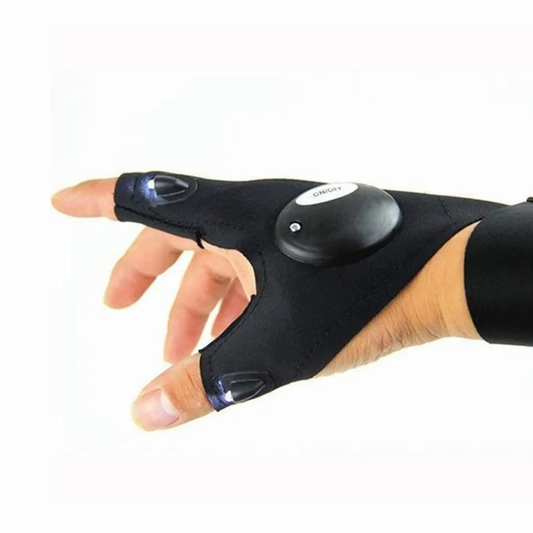 Guantes con luz LED