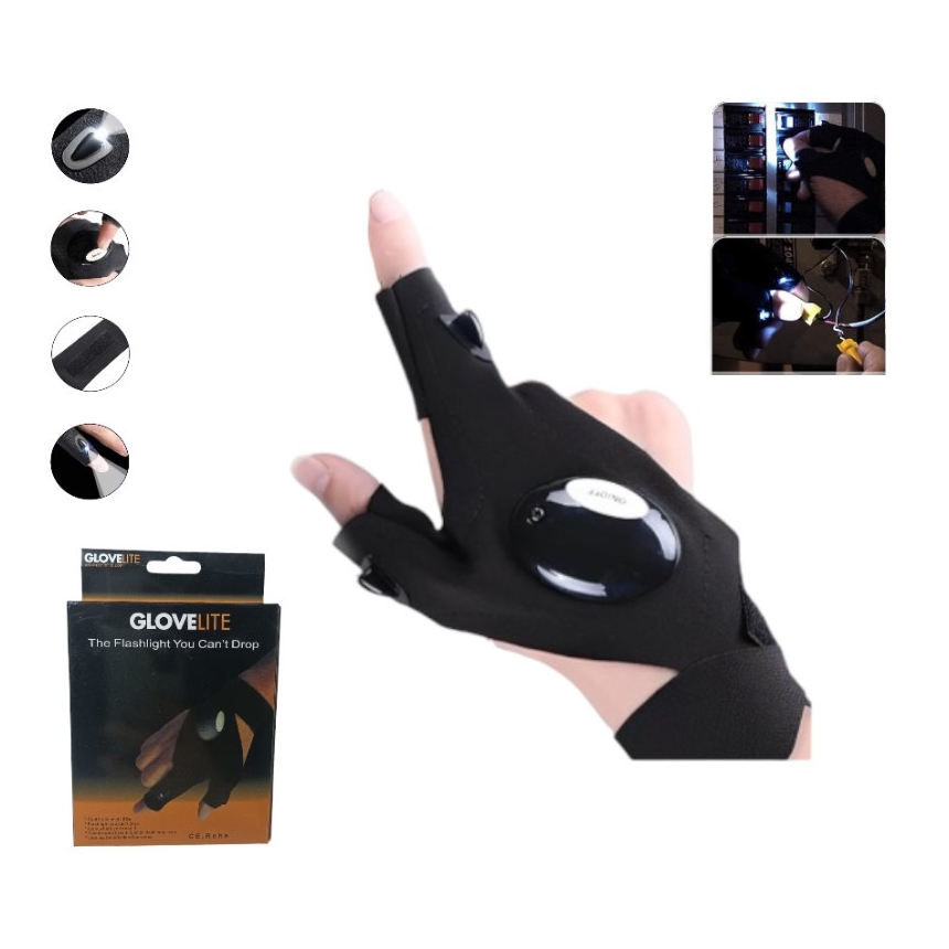 Guantes con luz LED