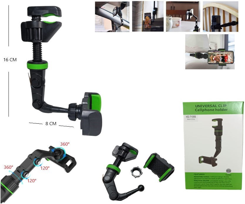 Soporte porta celular universal multiuso