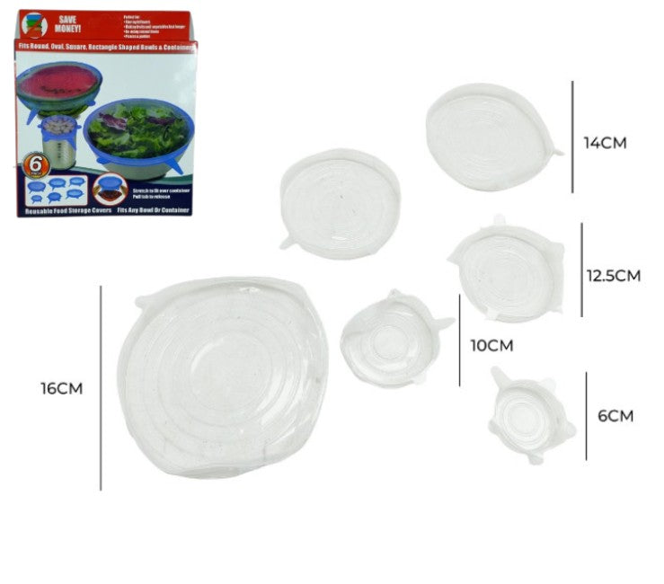 Tapa de silicona x6 und