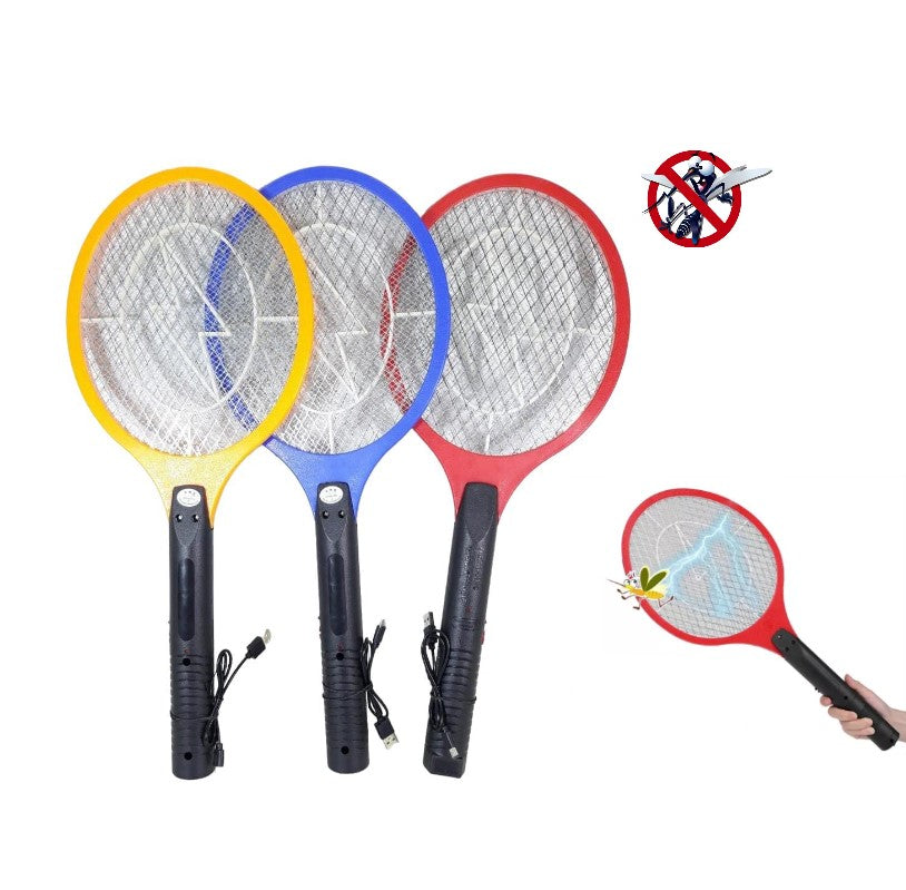 Raqueta matamosquitos recargable