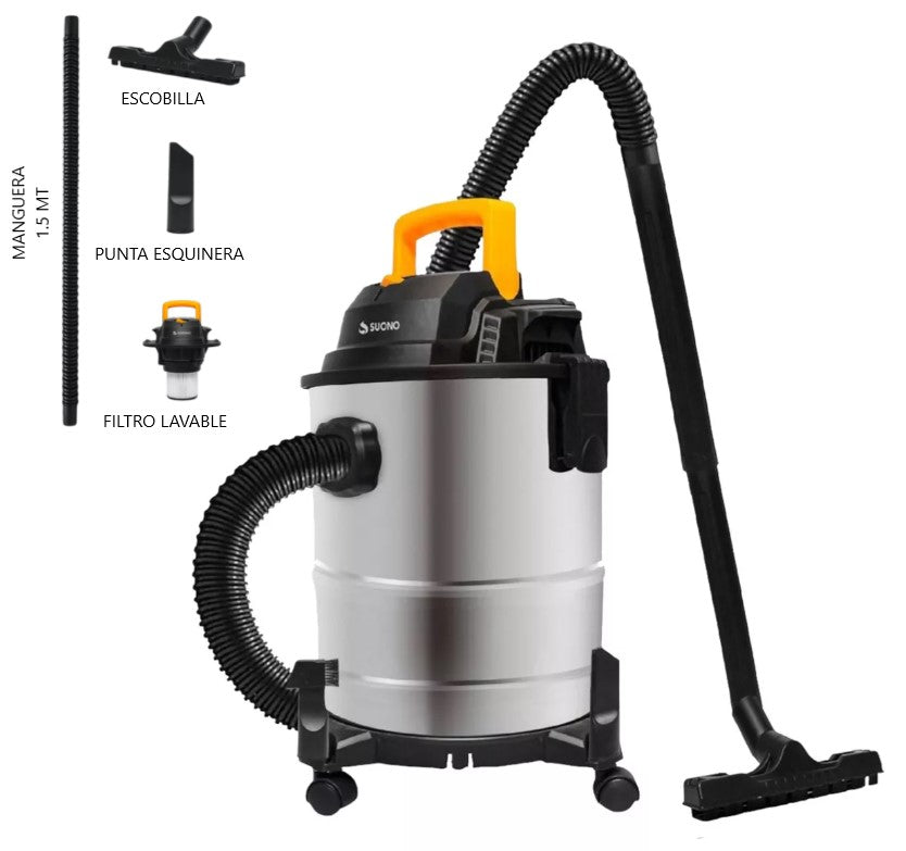 Aspiradora industrial Suono 15 lts