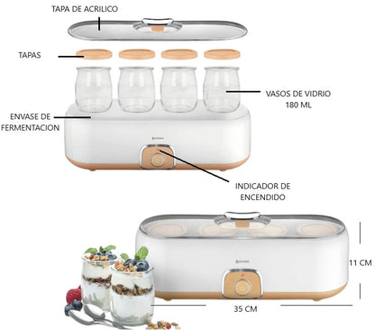 Yogurtera suono electrica c/4 vasos