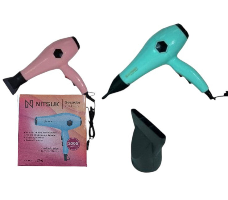 Secador de pelo 2000W Nitsuk