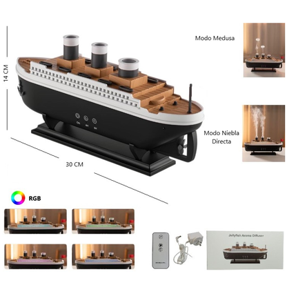 Humidificador barco LED