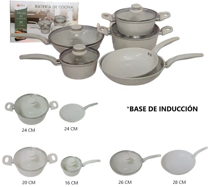 Set de ollas de cocina 10PCS
