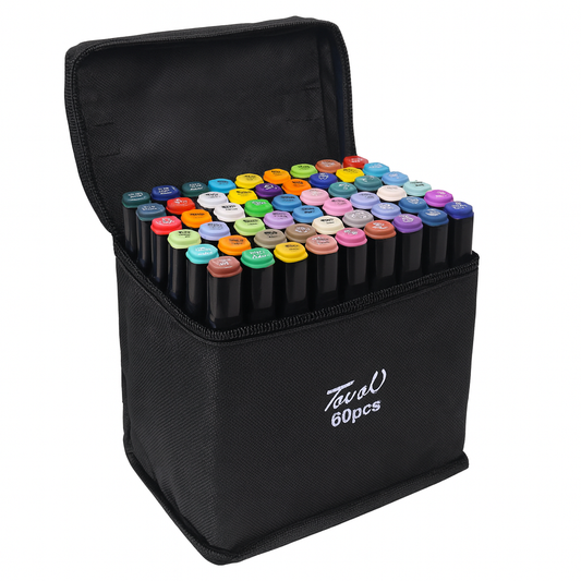 Marcadores doble punta x60PCS
