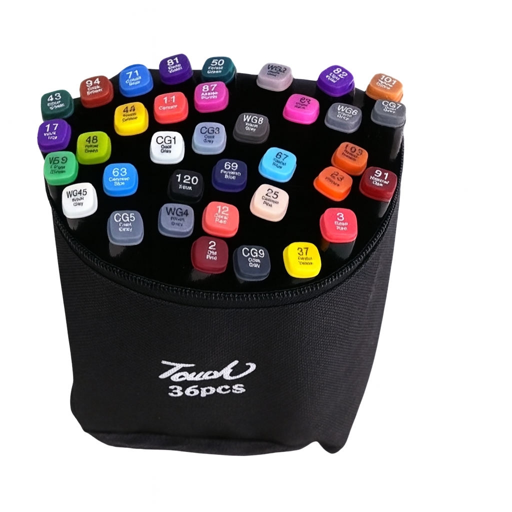 Marcadores doble punta x36PCS