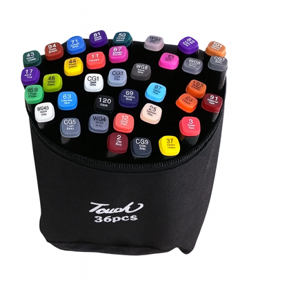 Marcadores doble punta x36PCS
