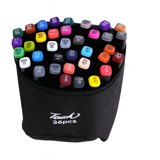 Marcadores doble punta x36PCS