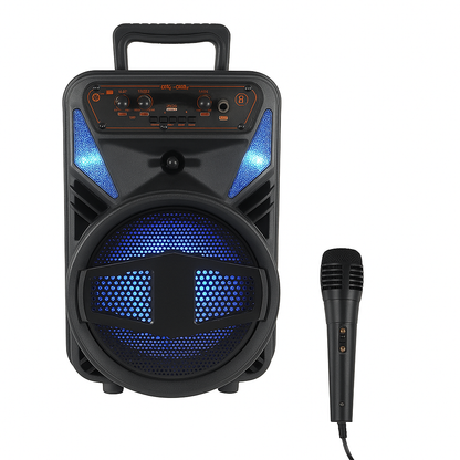 Parlante 8 PLG luz/mic