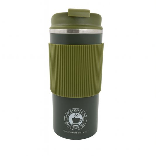 Vaso térmico con tapa anti derrame