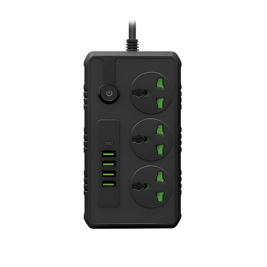 Zapatilla cargador 4USB+TP 3.4A