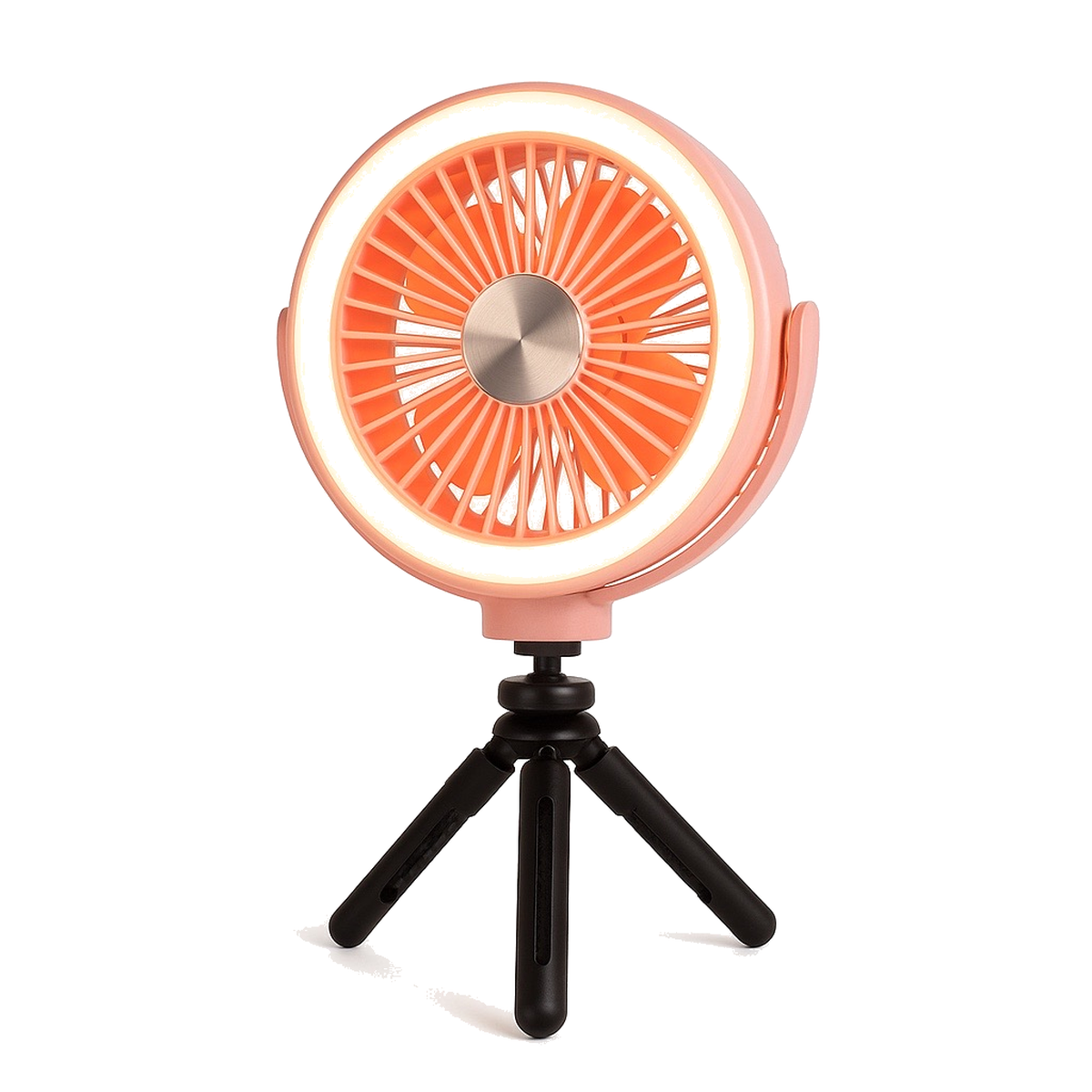 Ventilador con luz led y tripode