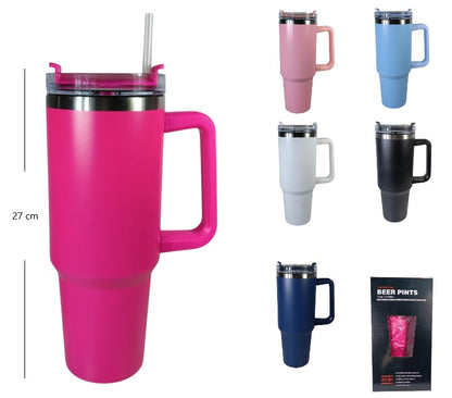 Vaso termico (blanco y negro)1000 ML