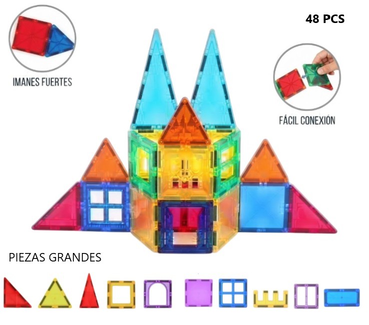 Bloque magnetico 48pcs 3D