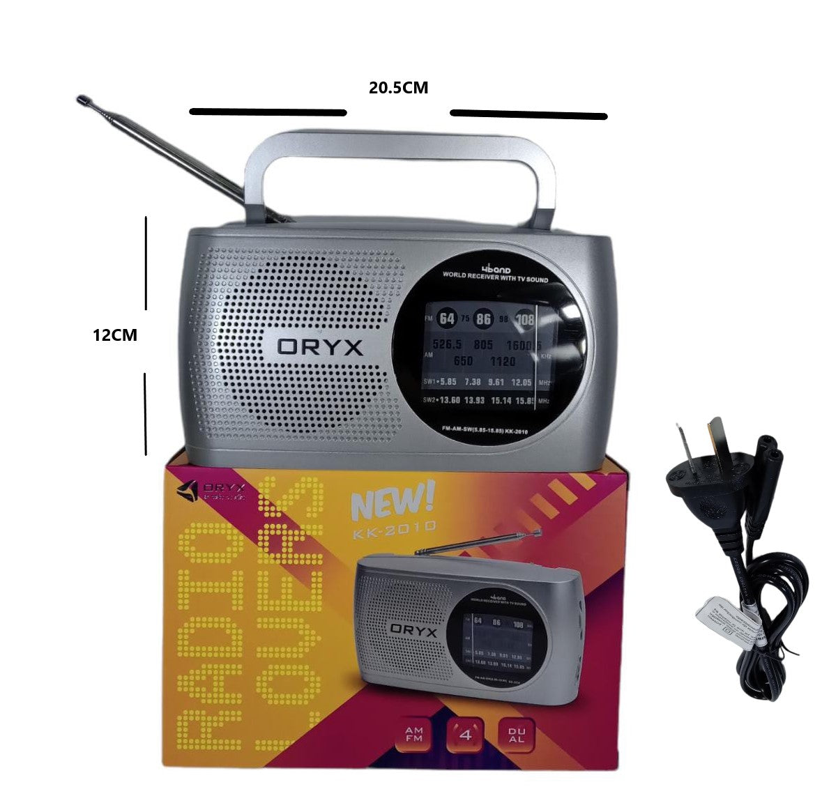Radio Oryx 4 bandas dual