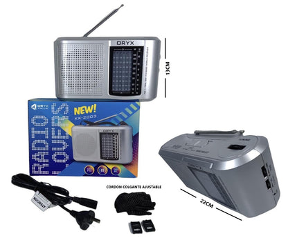Radio Oryx 8 bandas dual