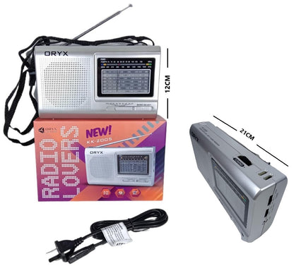 Radio 9 bandas Oryx am/fm