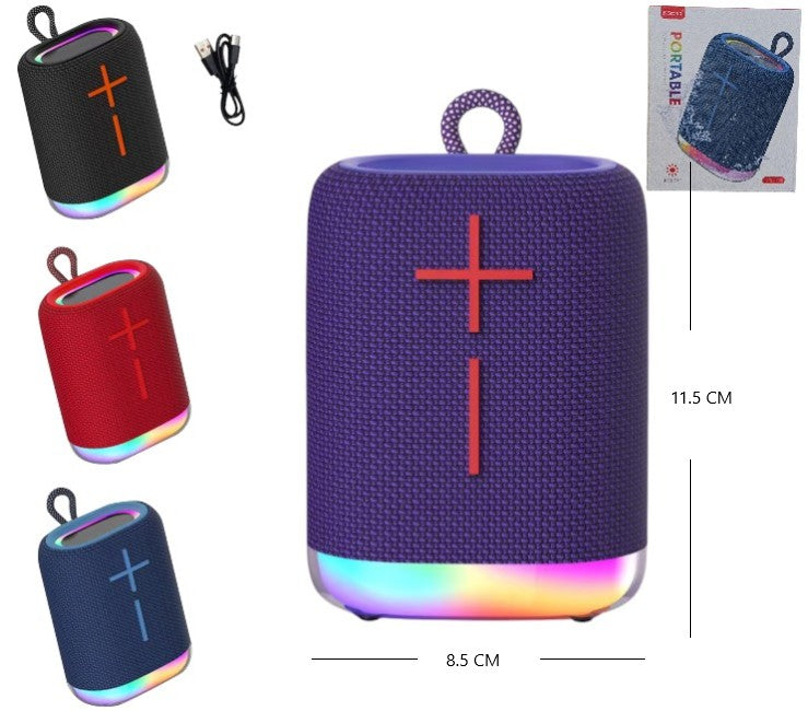 Parlante portatil BT rgb kts1828
