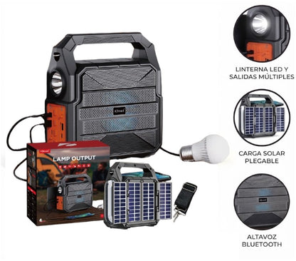 Parlante solar multifuncional KT-2299